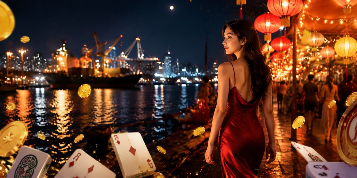 Cảnh chơi bài tại chợ đêm Hải Phòng trong không khí sôi động